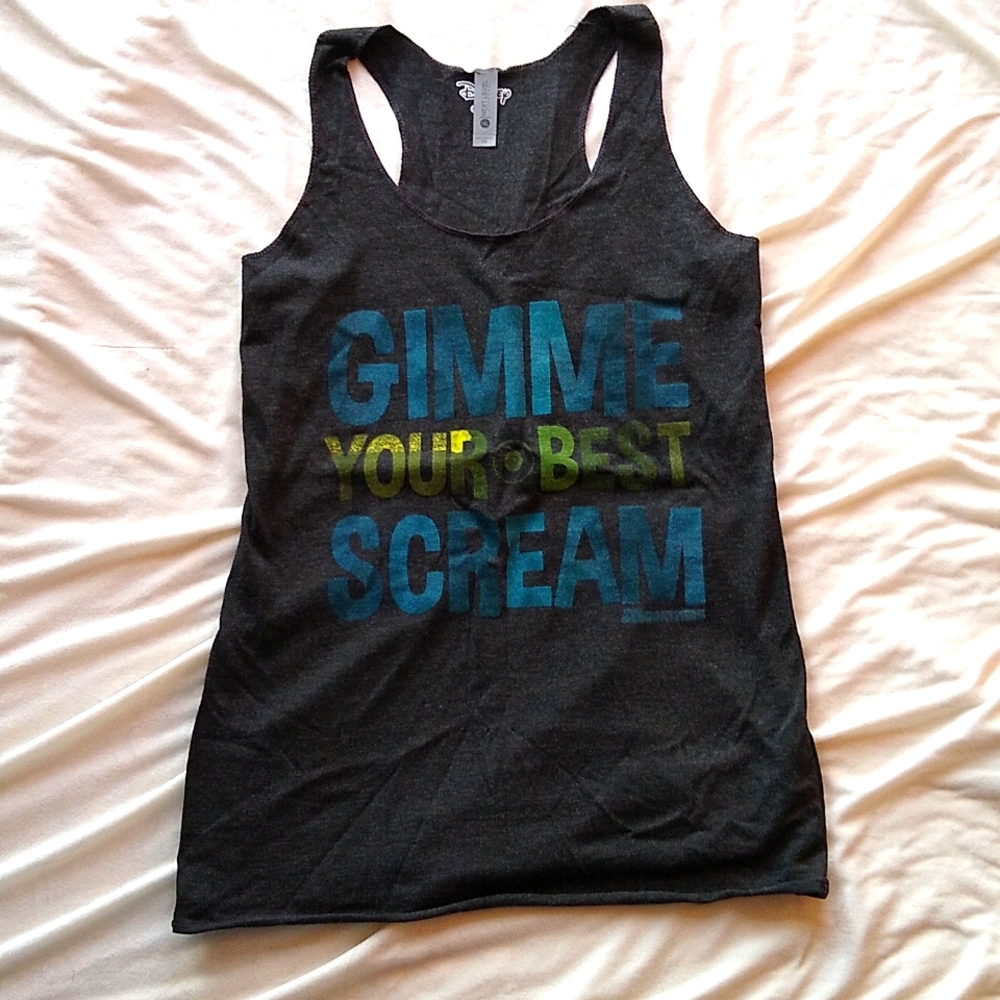 Monsters Inc give me your best scream tank from hot topic - XS NWOT